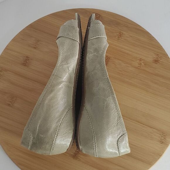 Ecco Leather Peep Toe Wedges Studs and Buckle Women's Shoe Size 36 (US 5/5.5) - Picture 11 of 13